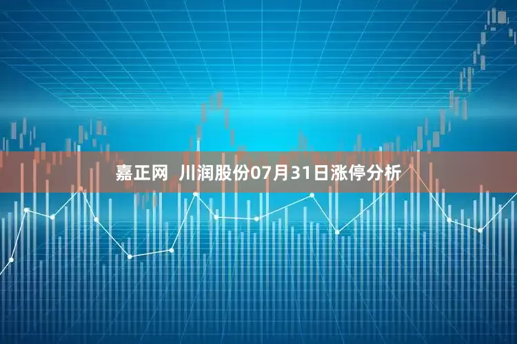 嘉正网  川润股份07月31日涨停分析